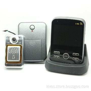 Wireless Peephole Door Phone with Color LCD Display Bell for Hotel